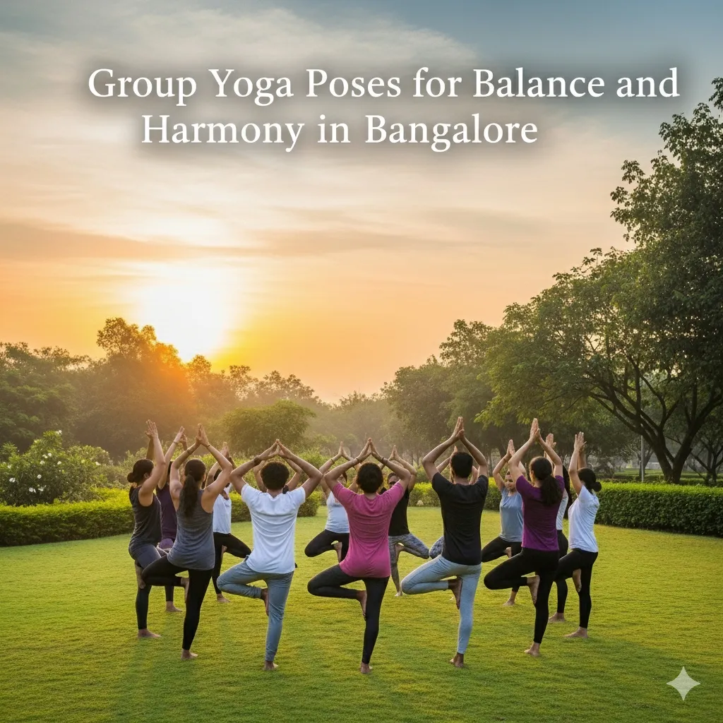 Group Yoga Poses for Balance and Harmony in Bangalore