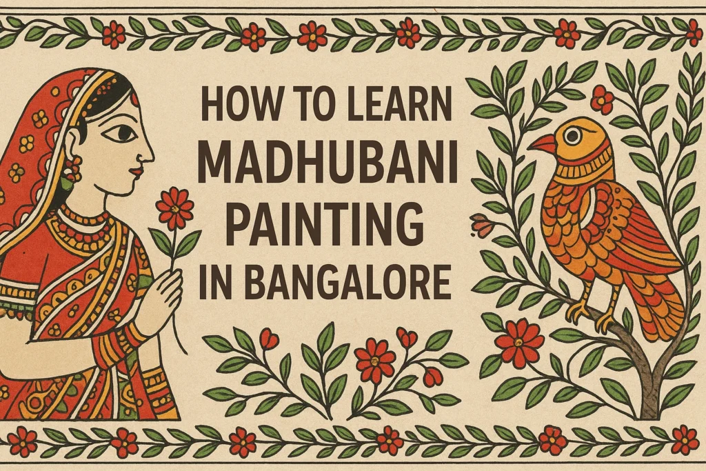 How to learn madhubani painting in bangalore - Kailasa Kaladhara Bangalore