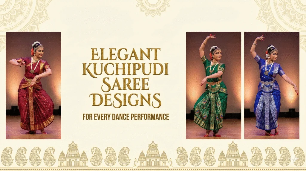 Elegant Kuchipudi Saree Designs For Every Dance Performance - Kailasa Kaladhara Bangalore