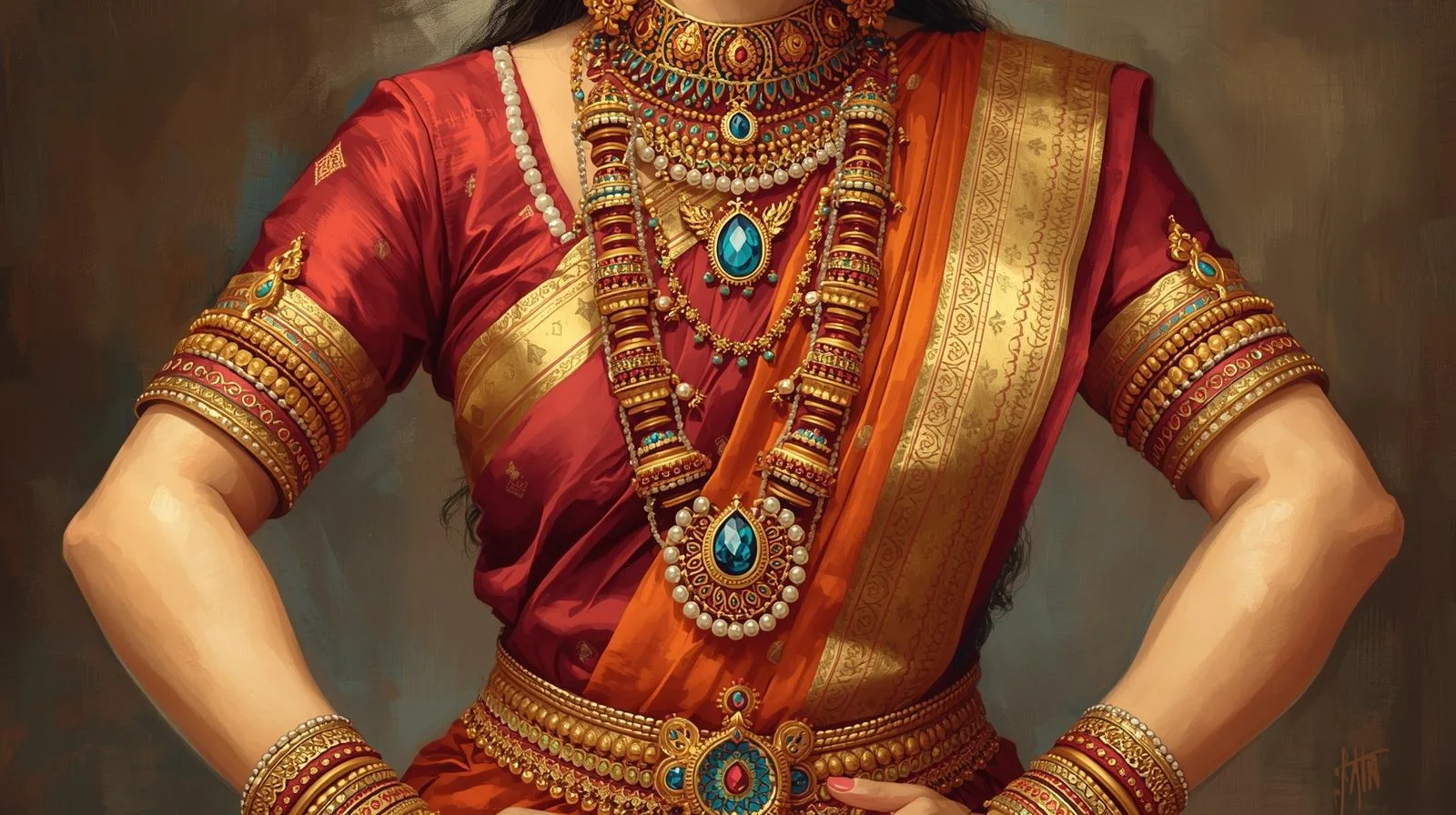 Kuchipudi Dress and Accessories
