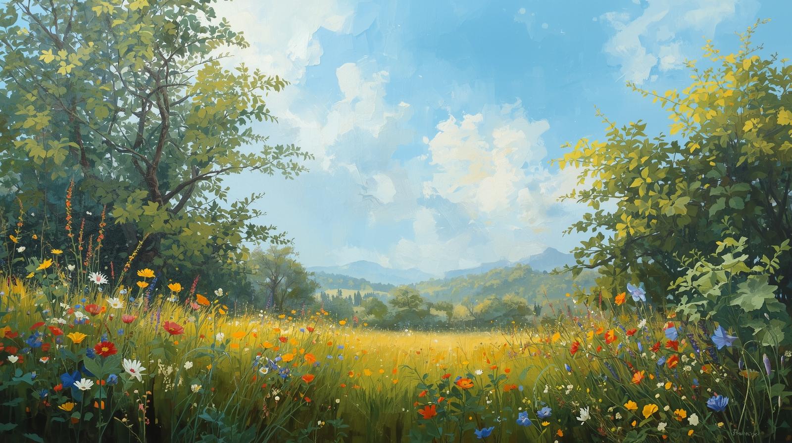 Nature Canvas Painting