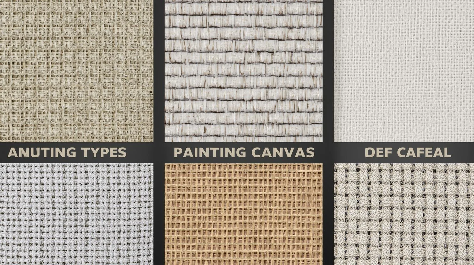 Main Types of Painting Canvas