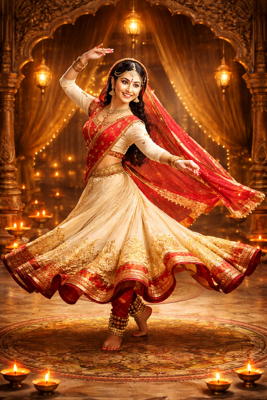 Kathak dancer