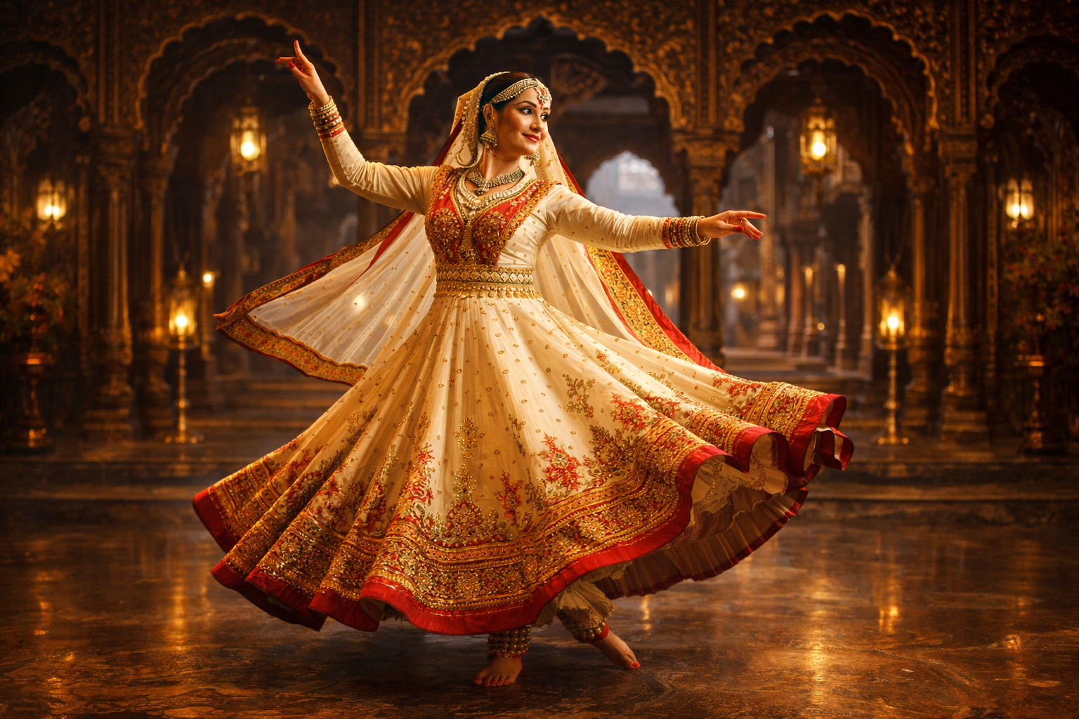 Kathak dancer
