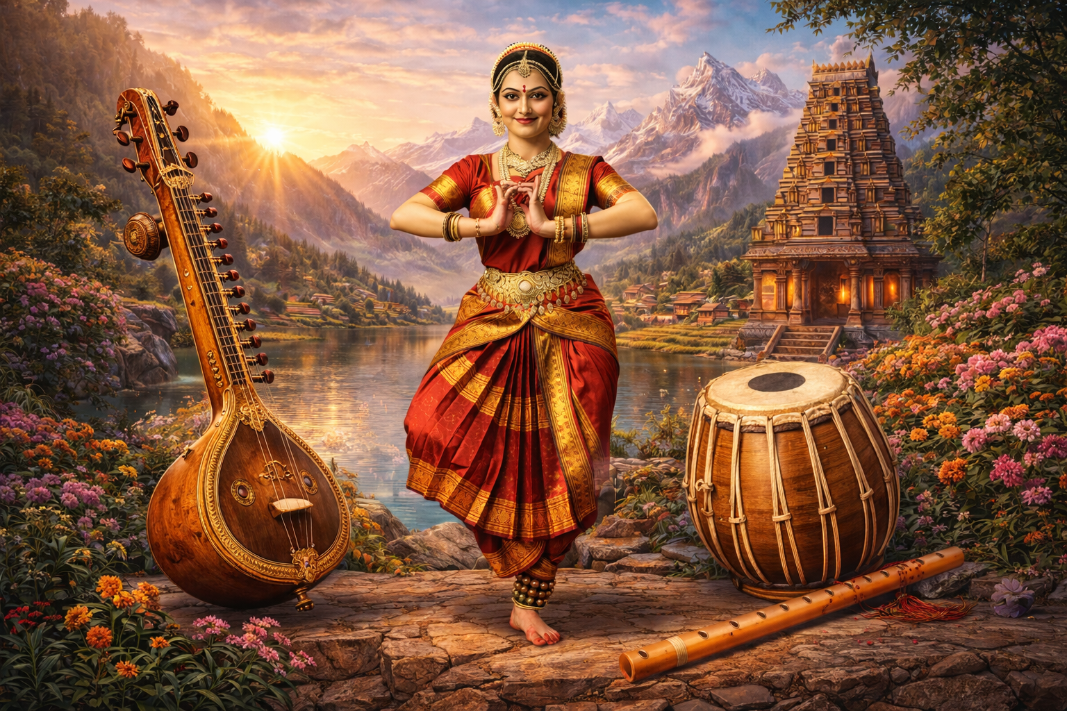 Carnatic music instruments