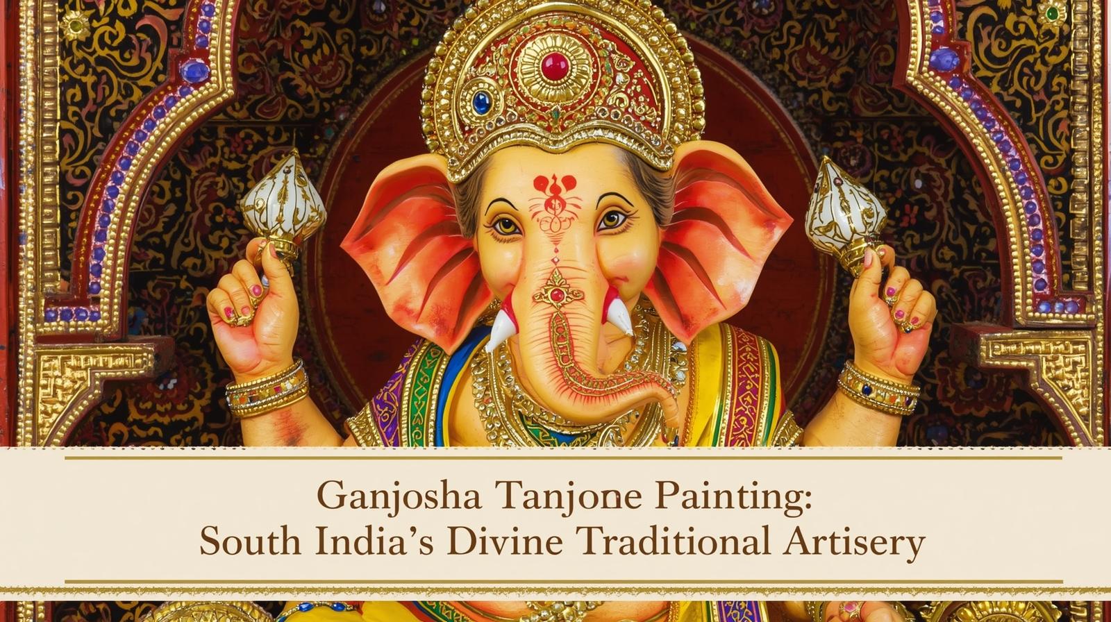 Ganesha Tanjore Painting