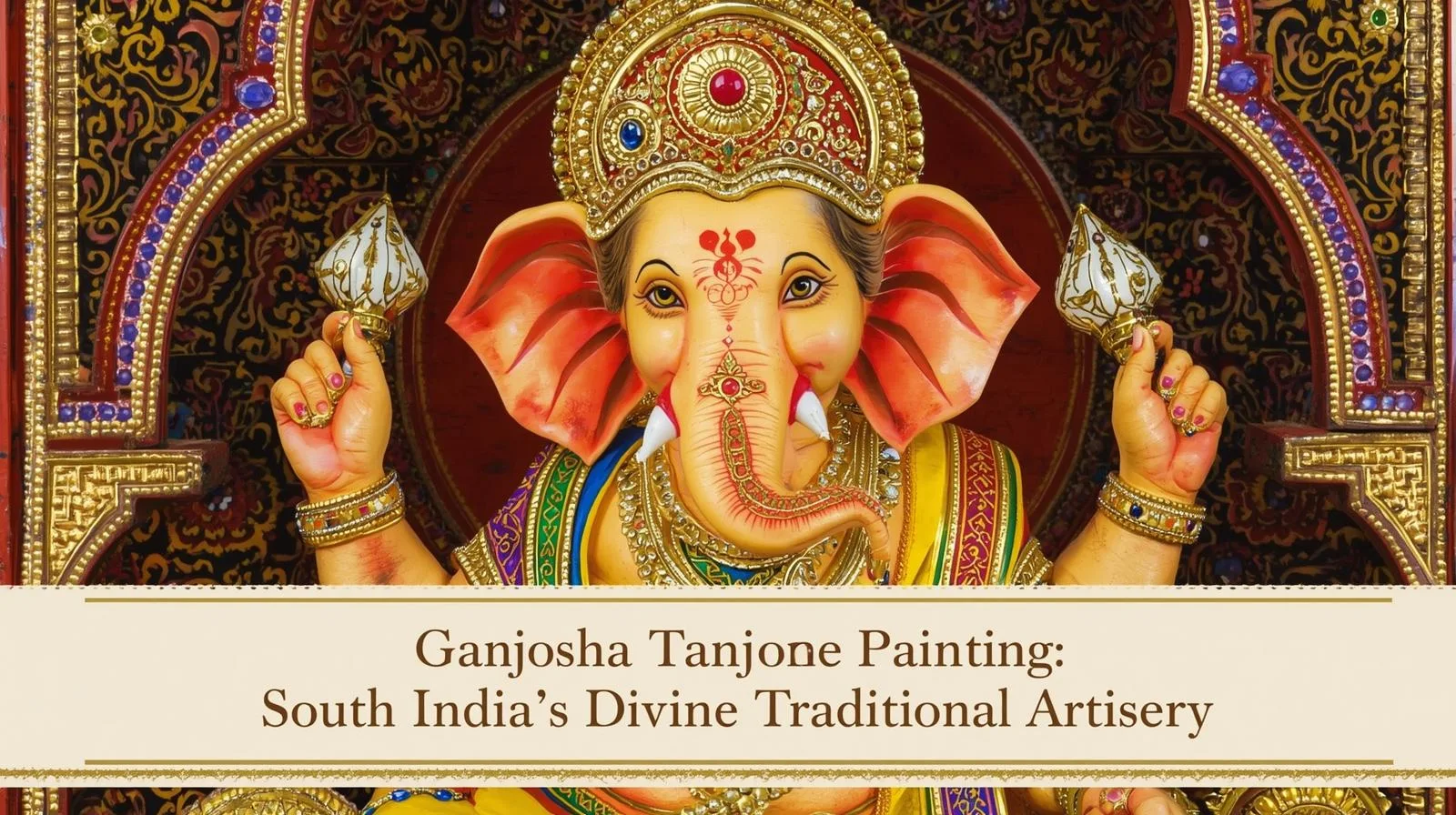 Ganesha Tanjore Painting