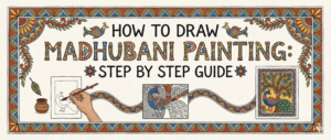 How to draw Madhubani painting