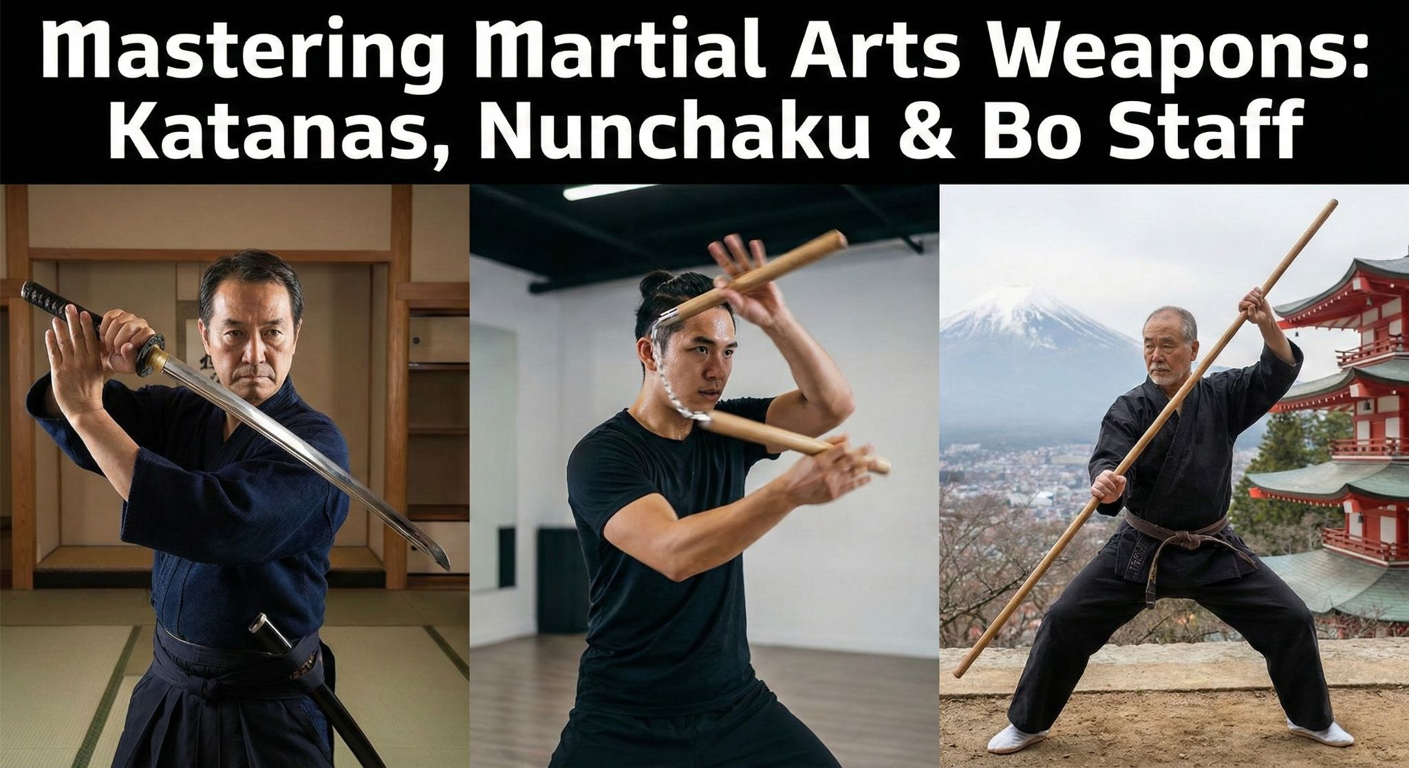 Martial arts weapons