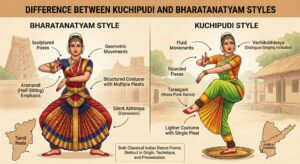 Difference between kuchipudi and bharatanatyam