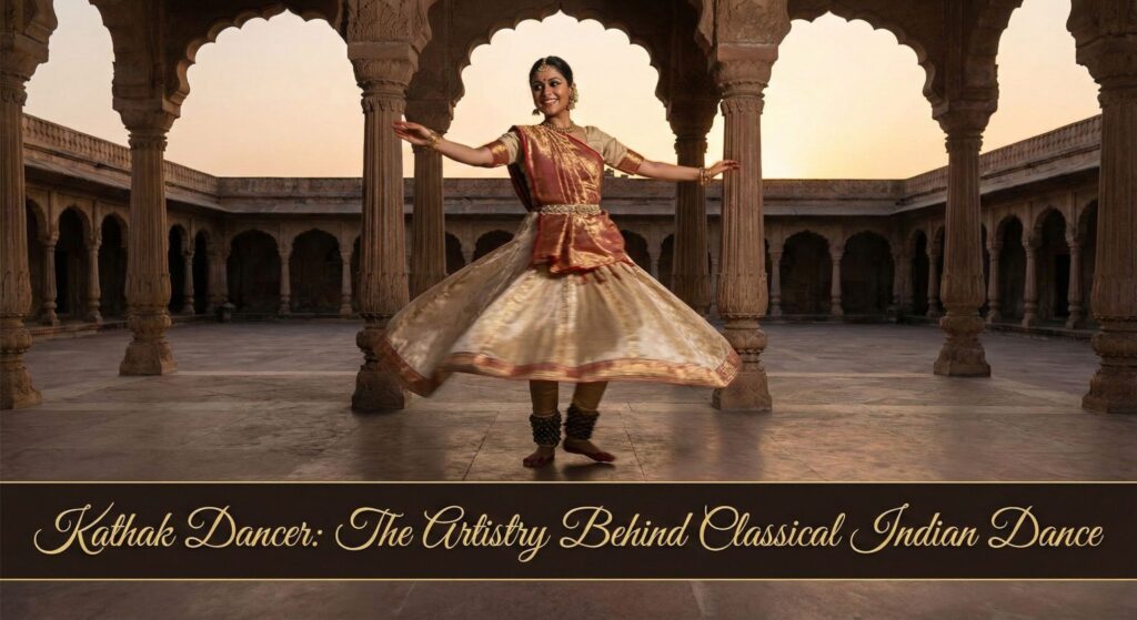 Kathak dancer