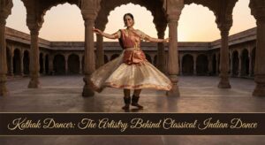 Kathak dancer
