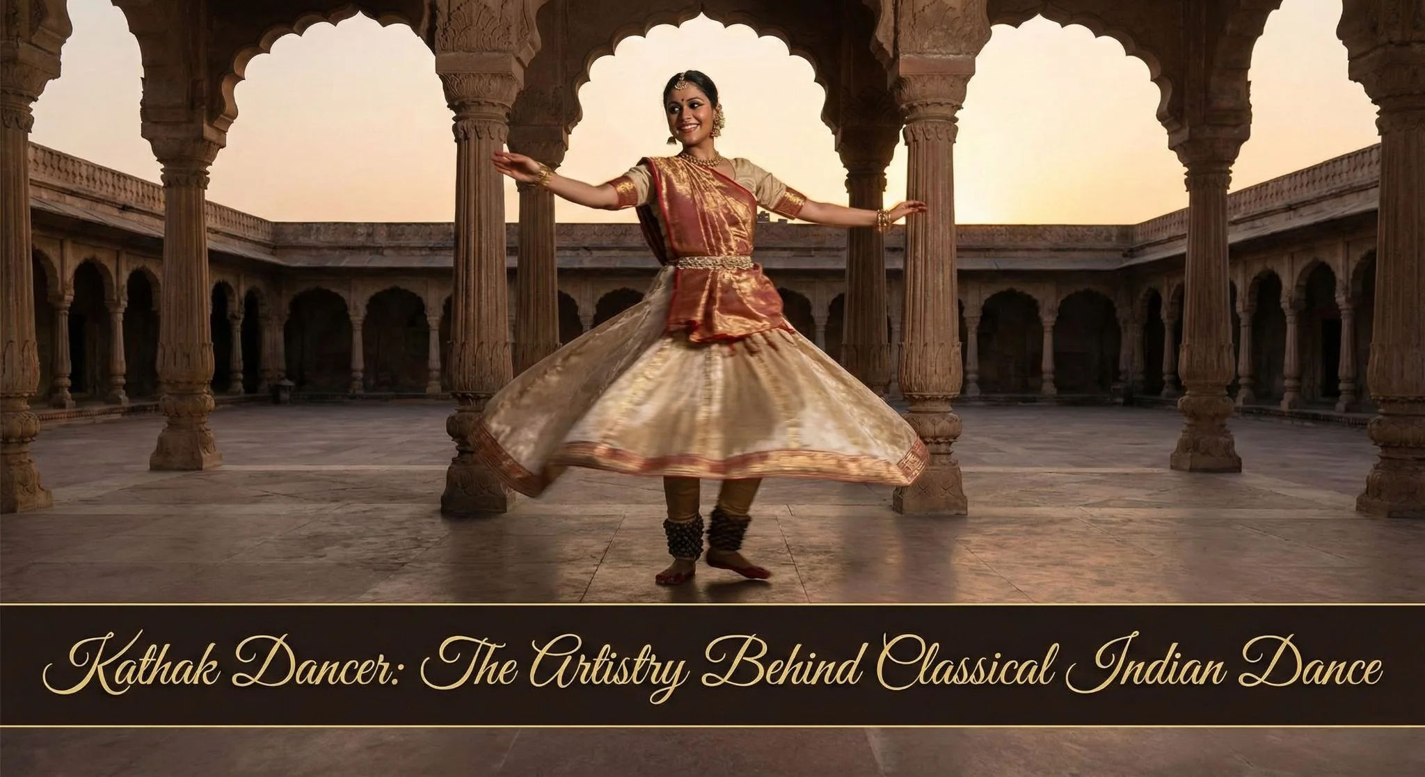 Kathak dancer