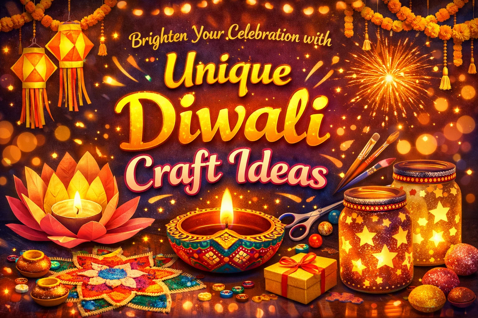 Brighten Your Celebration with Unique Diwali Craft Ideas - Kailasa Kaladhara Bangalore