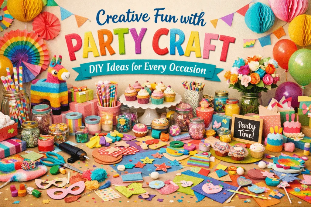Creative Fun with Party Craft: DIY Ideas for Every Occasion - Kailasa Kaladhara Bangalore