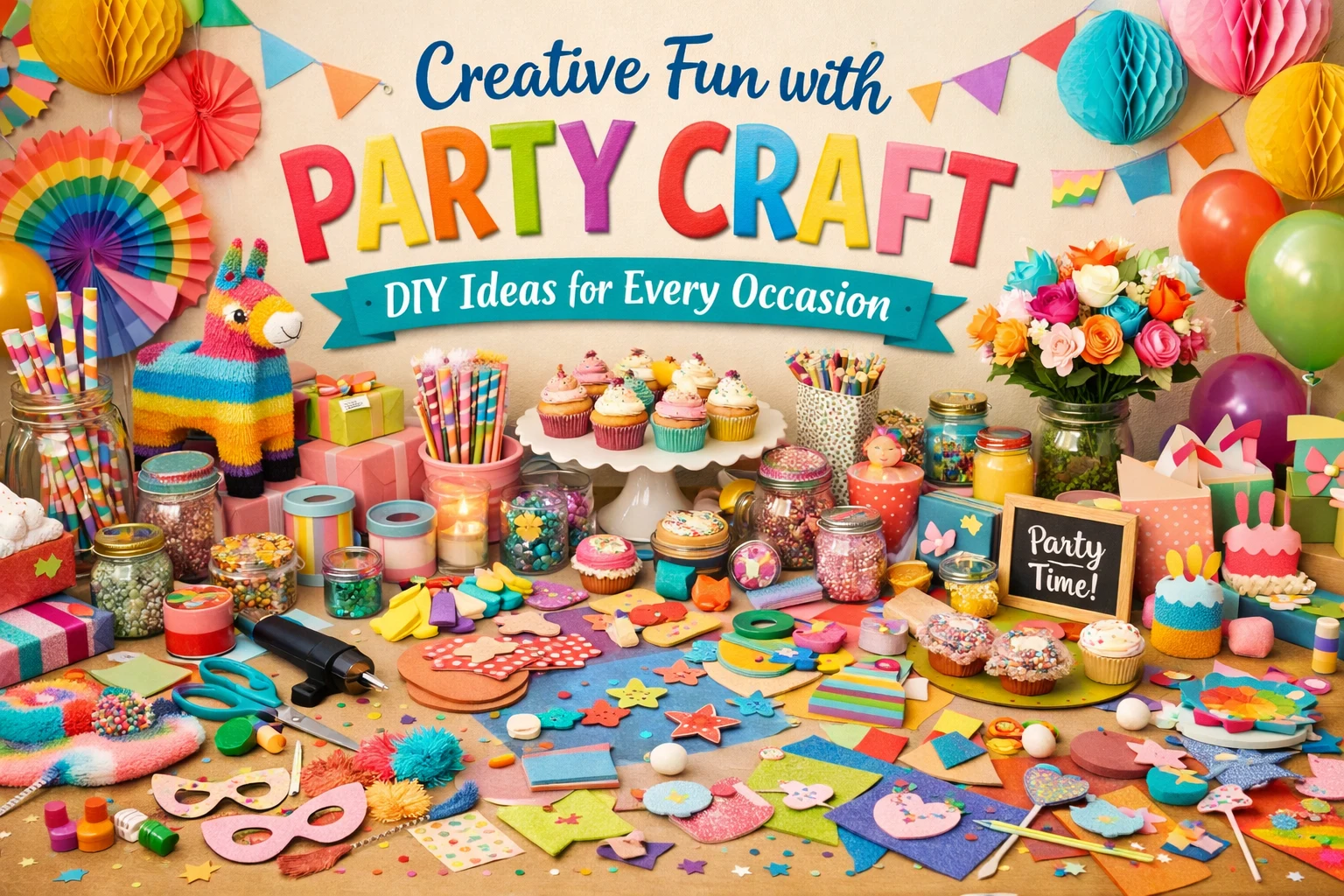 Creative Fun with Party Craft: DIY Ideas for Every Occasion - Kailasa Kaladhara Bangalore