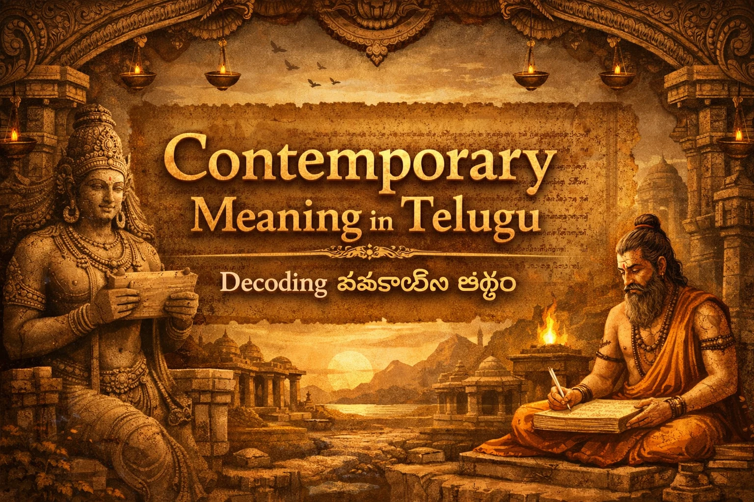Contemporary Meaning in Telugu: Decoding సమకాలీన అర్థం - Kailasa Kaladhara Bangalore