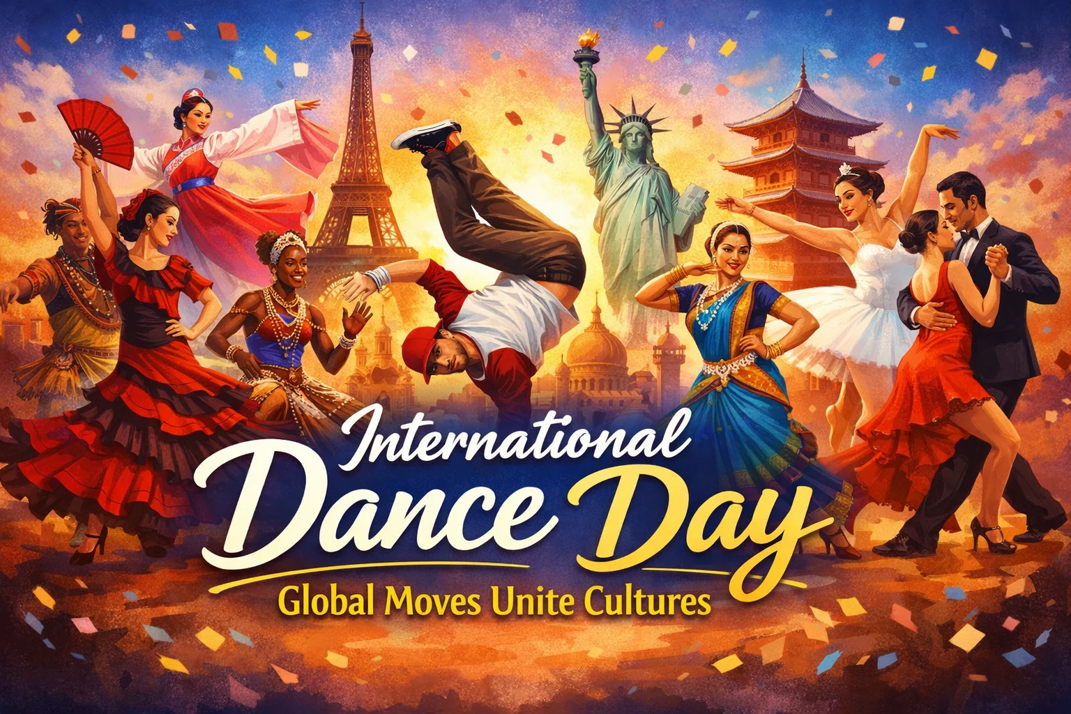 Celebrate International Dance Day: Global Moves Unite Cultures - Kailasa Kaladhara Bangalore