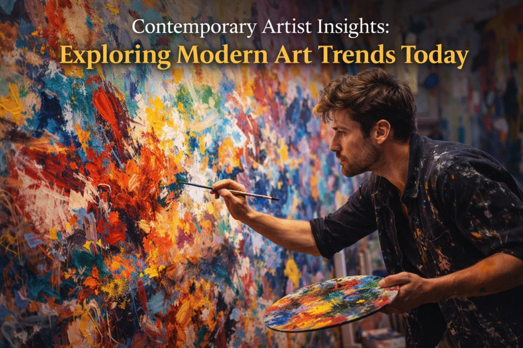 Contemporary Artist Insights: Exploring Modern Art Trends Today - Kailasa Kaladhara Bangalore
