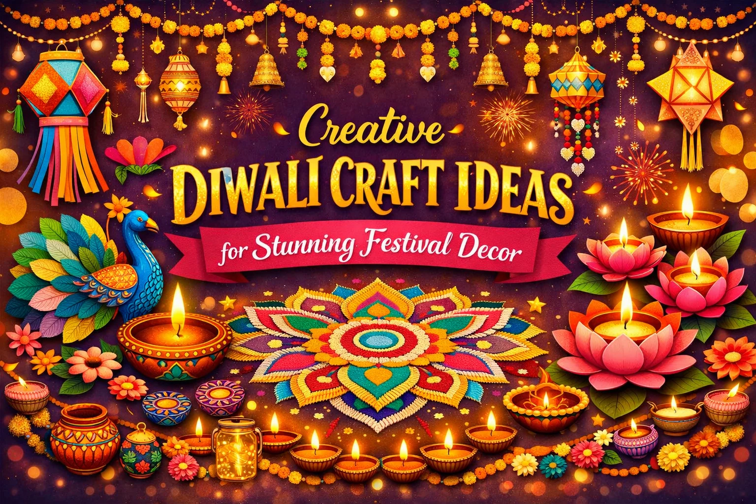 Creative Diwali Craft Ideas for Stunning Festival Decor - Kailasa Kaladhara Bangalore
