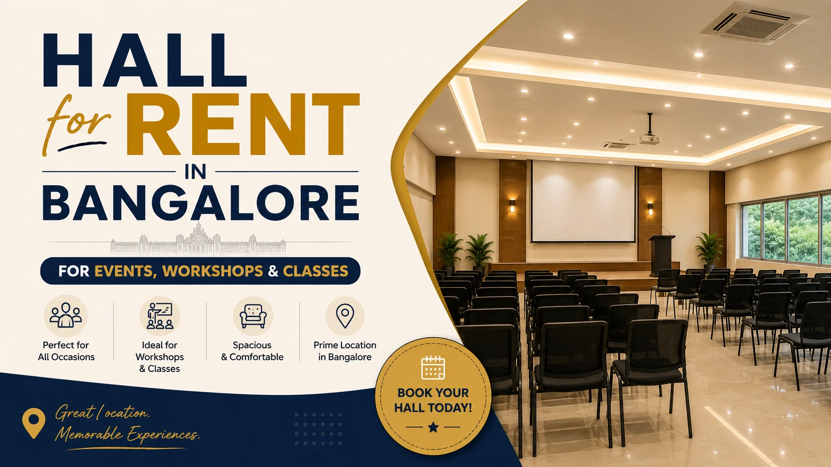 Hall for Rent in Bangalore