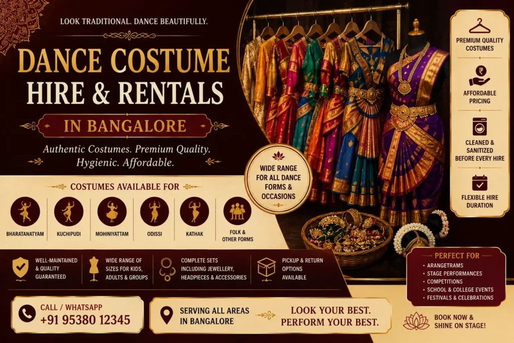 Dance costume hire and rentals Bangalore