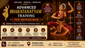 Advanced Bharatanatyam training for Arangetram