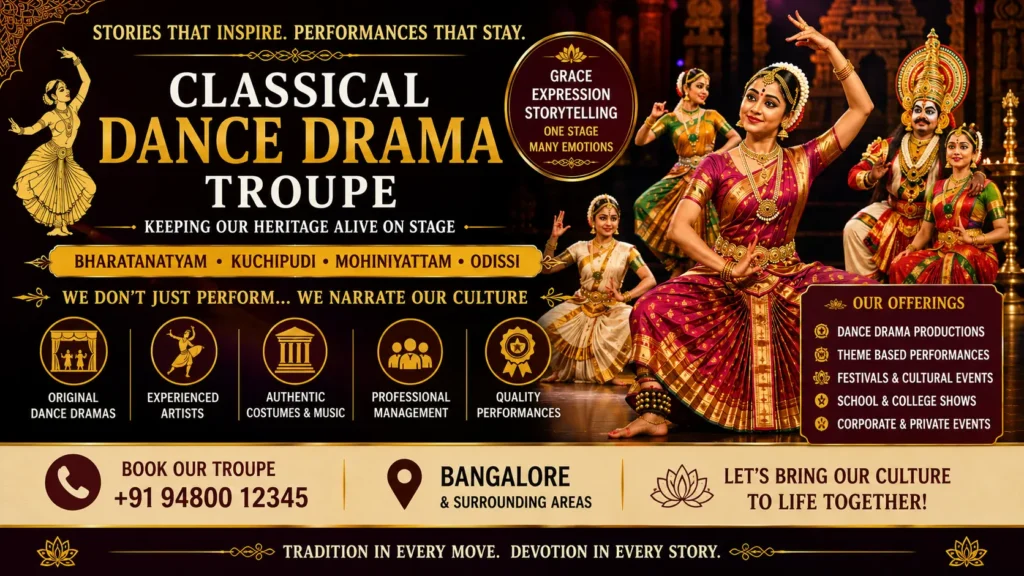 Classical dance drama troupe Bangalore