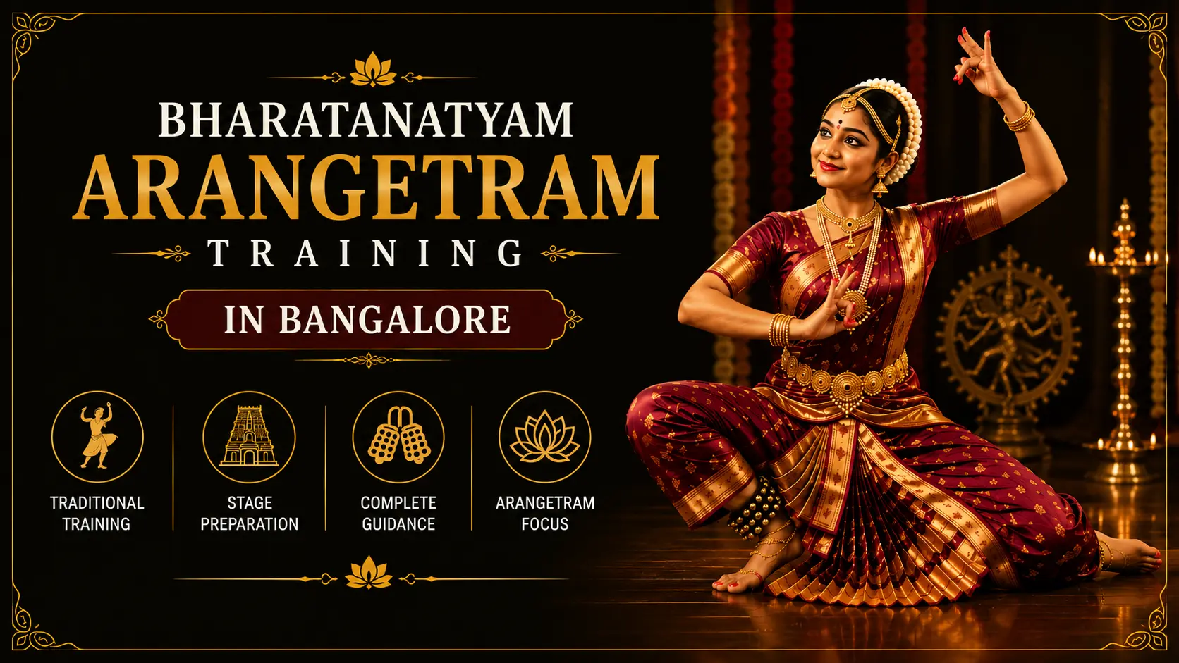 Bharatanatyam Arangetram training Bangalore