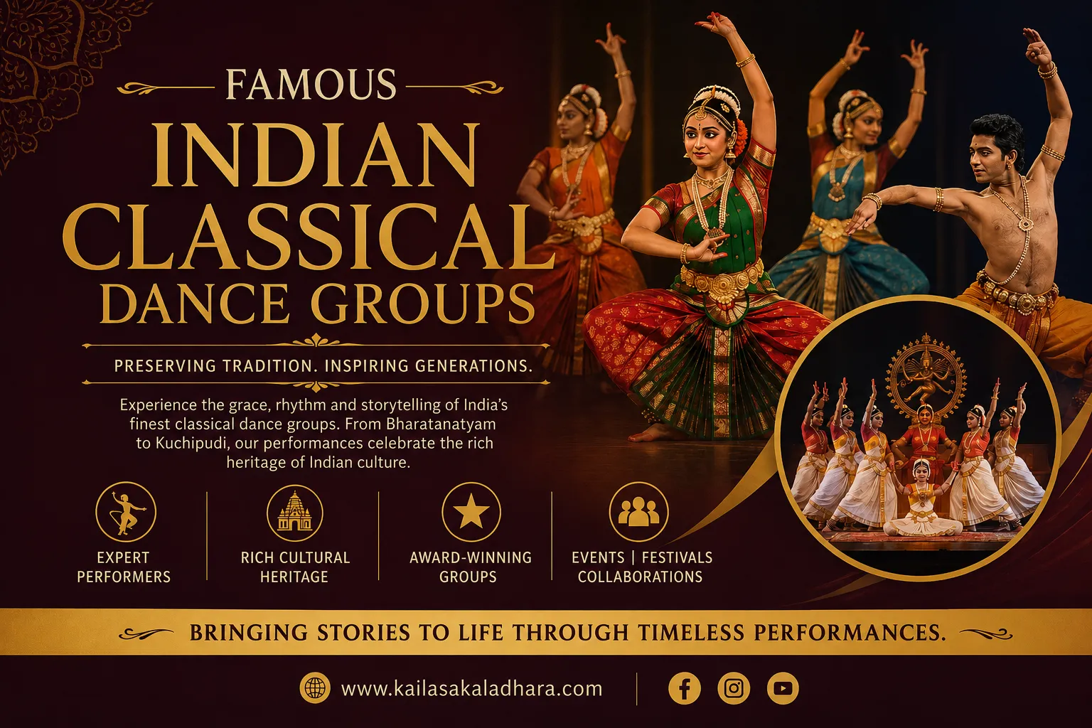 Famous Indian classical dance groups Bangalore