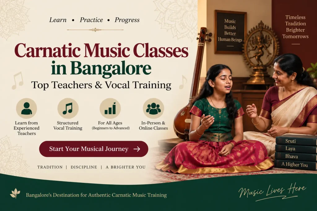 Carnatic Music Classes in Bangalore