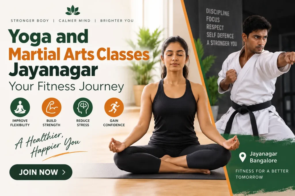 Yoga and Martial Arts Classes Jayanagar