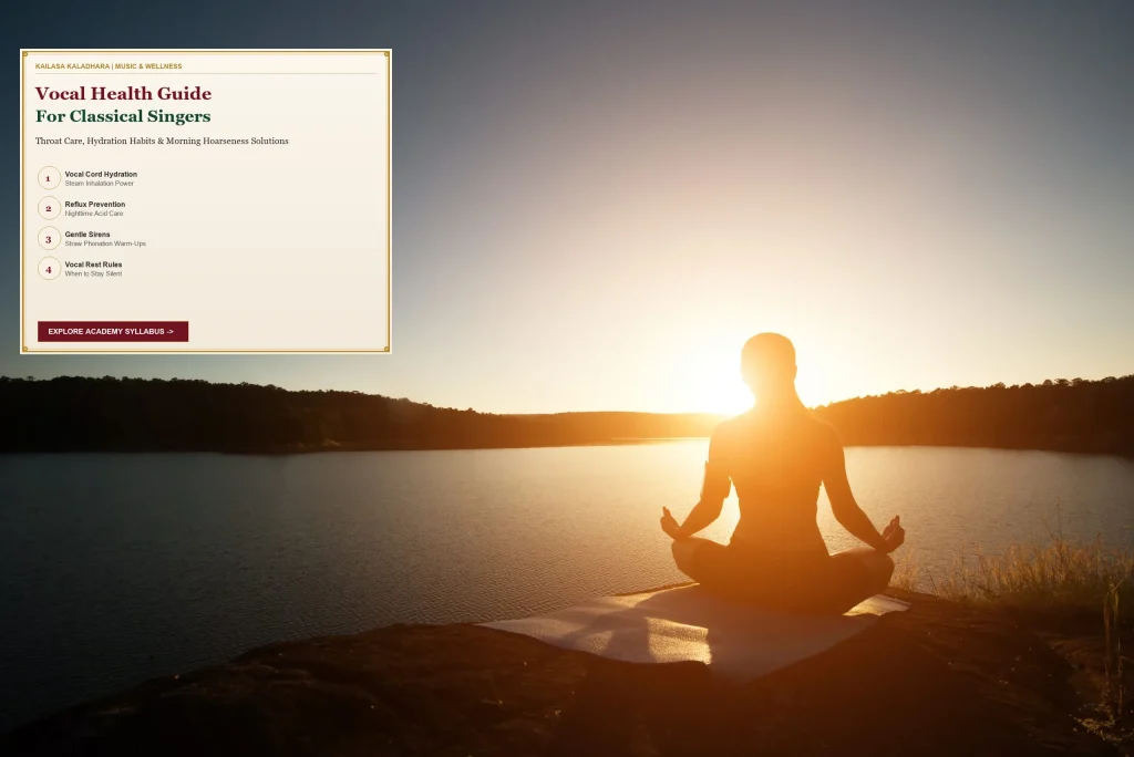 Vocal Health for Classical Singers: Managing Throat Strain & Morning Hoarseness - Kailasa Kaladhara